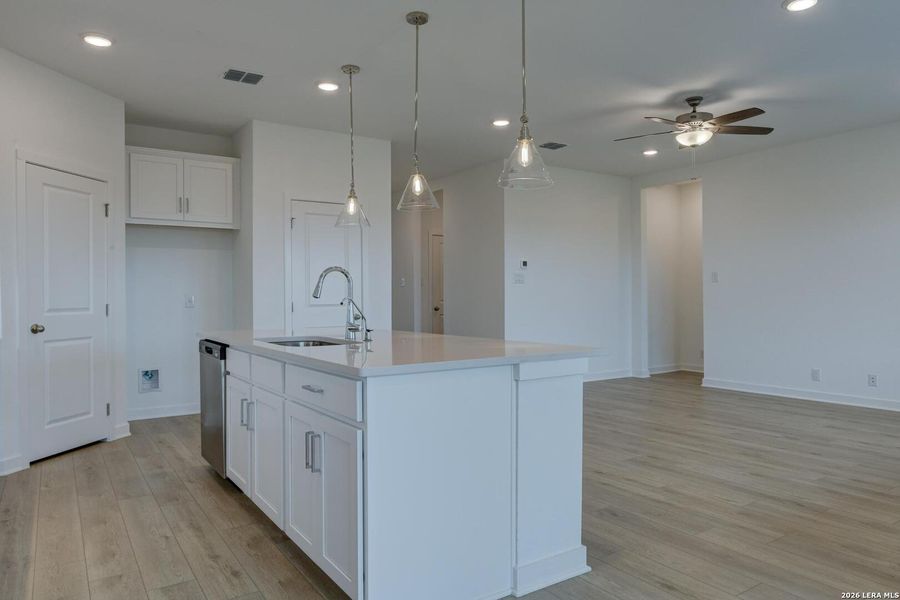 Furnished interior view inside a new home in Cordova Trails, Seguin (Image 10).