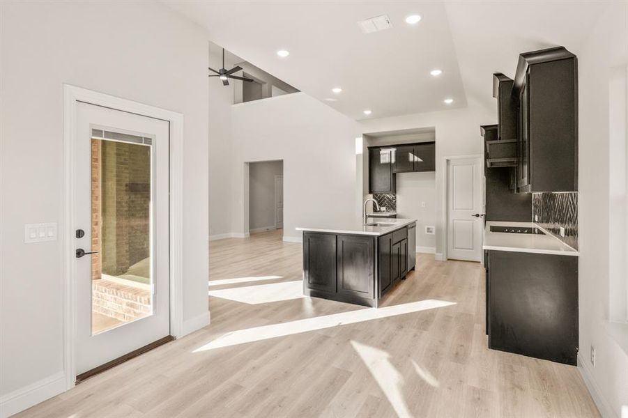 Furnished interior view inside a new home in Mockingbird Hills 60-65, Joshua (Image 12).