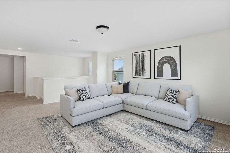 Furnished interior view inside a new home in Knox Ridge, Converse (Image 12).