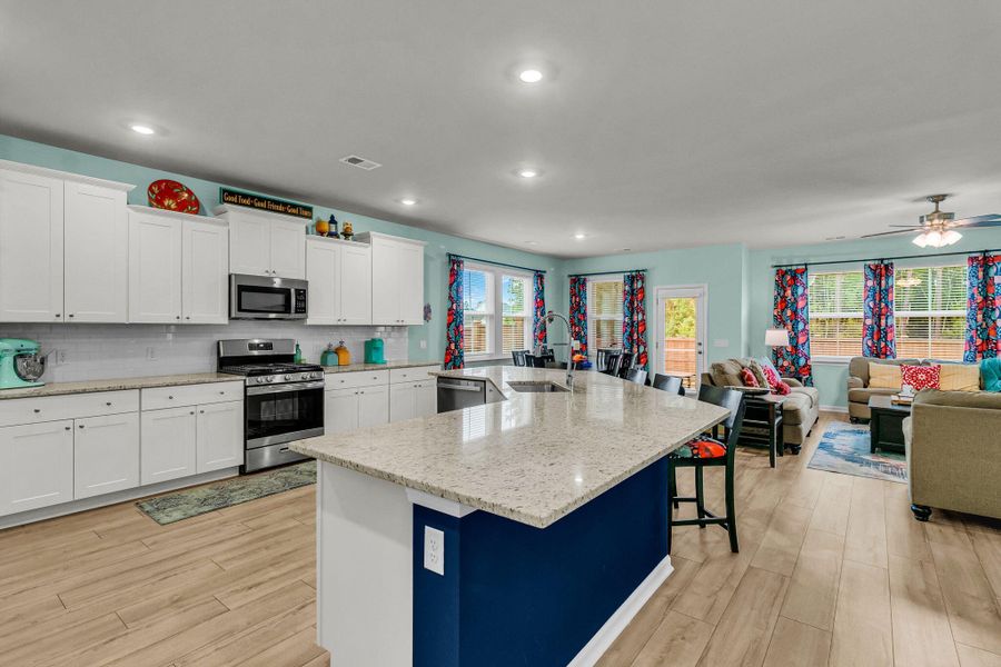 Furnished interior view inside a new home in Heron's Walk at Summers Corner, Summerville (Image 11).