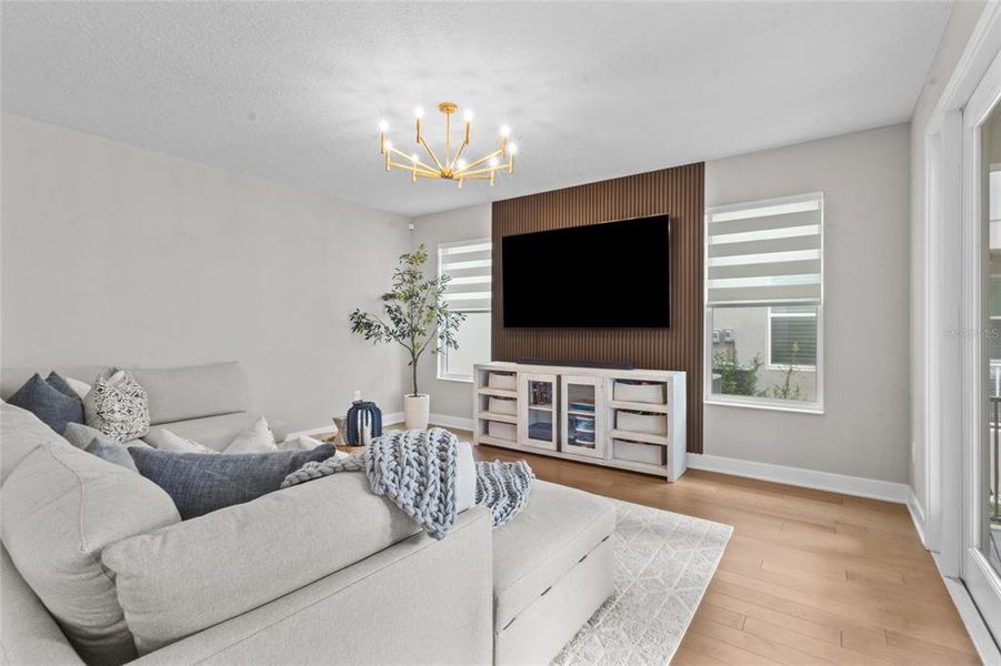 Furnished interior view inside a new home in , Tampa (Image 19). Furnished interior view inside a new home in , Tampa (Image 19).