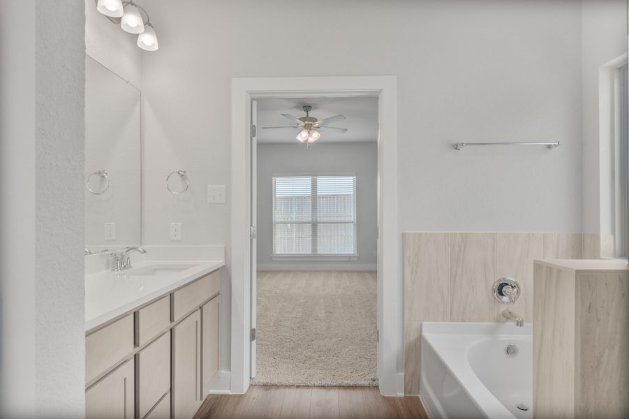 Furnished interior view inside a new home in Three Creeks, Belton (Image 5).
