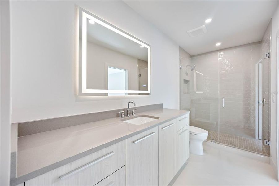 Furnished interior view inside a new home in , Sarasota (Image 57).