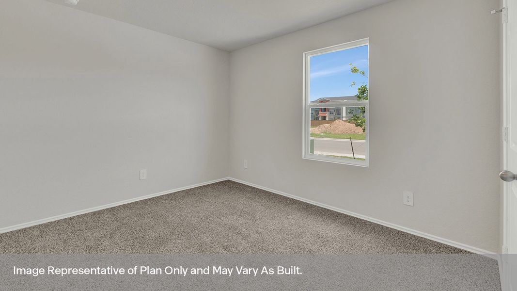Representative unfurnished interior of a home built from the The Bailey by D.R. Horton in Navarro Fields, Seguin (Image 8).