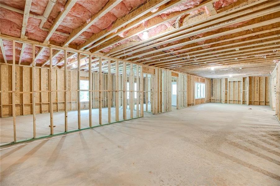In-progress construction of a new home in , Buford, GA (Image 61).