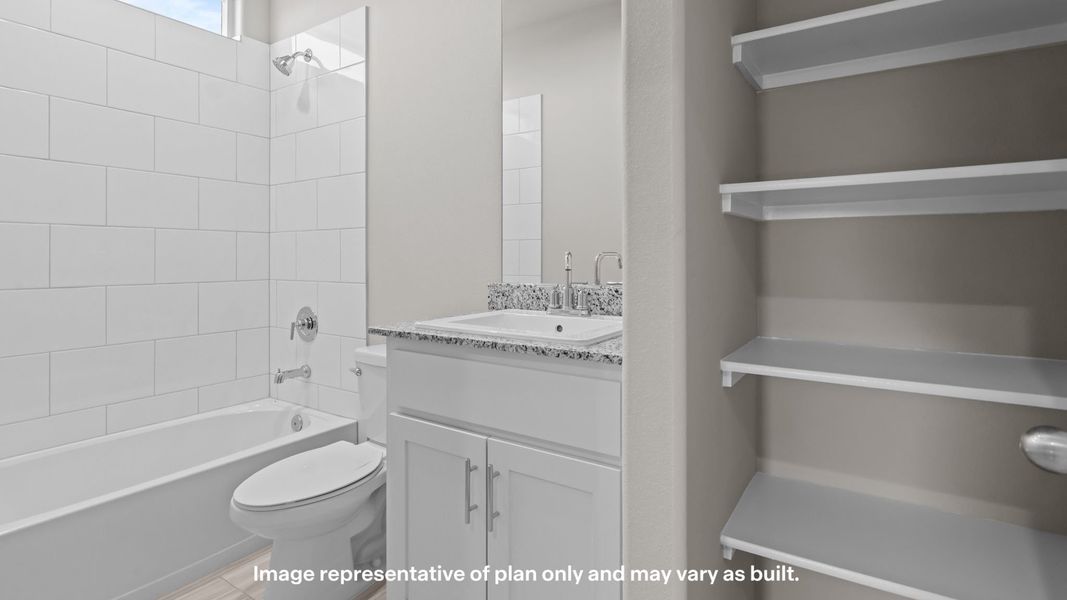 Furnished interior view inside a new home in Homestead at Parks Bell Ranch, Odessa (Image 8).