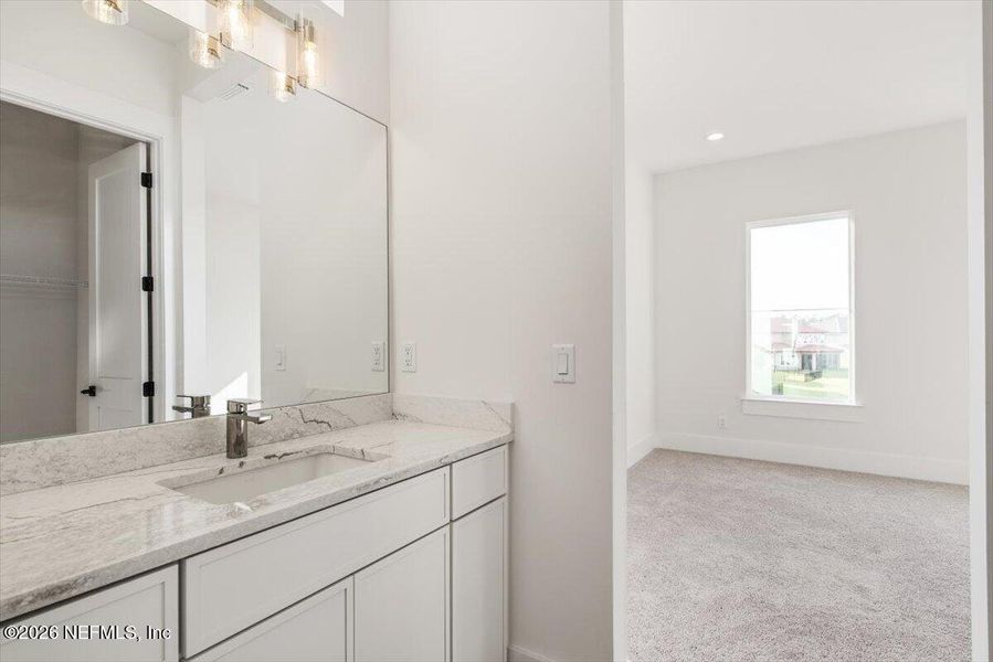 Furnished interior view inside a new home in Tamaya, Jacksonville (Image 59).