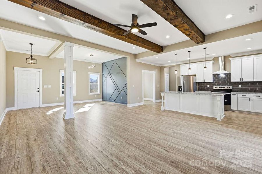 Spacious, unfurnished interior of a new home in , Hendersonville (Image 36).