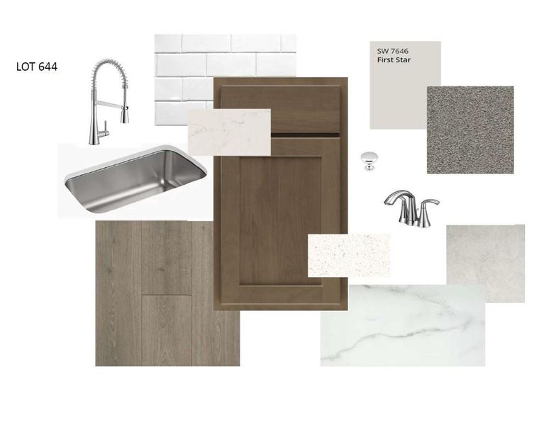 Sample of building materials used in homes in Moore Farms, Indian Trail (Image 17).