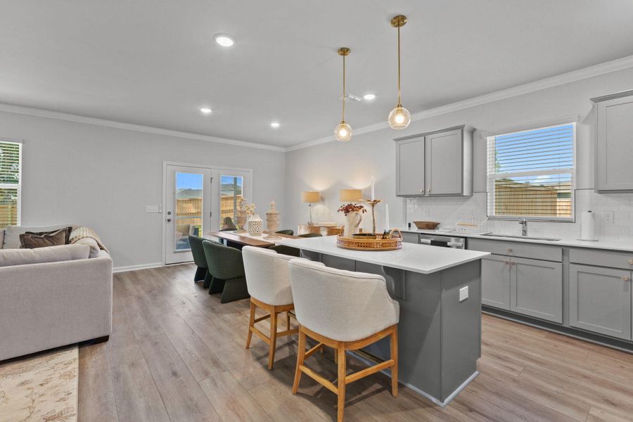 Furnished interior view inside a new home in , Summerville (Image 33). Furnished interior view inside a new home in , Summerville (Image 33).