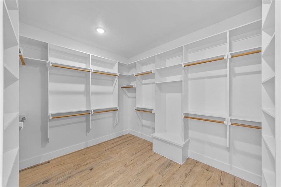 Customized Master Closet