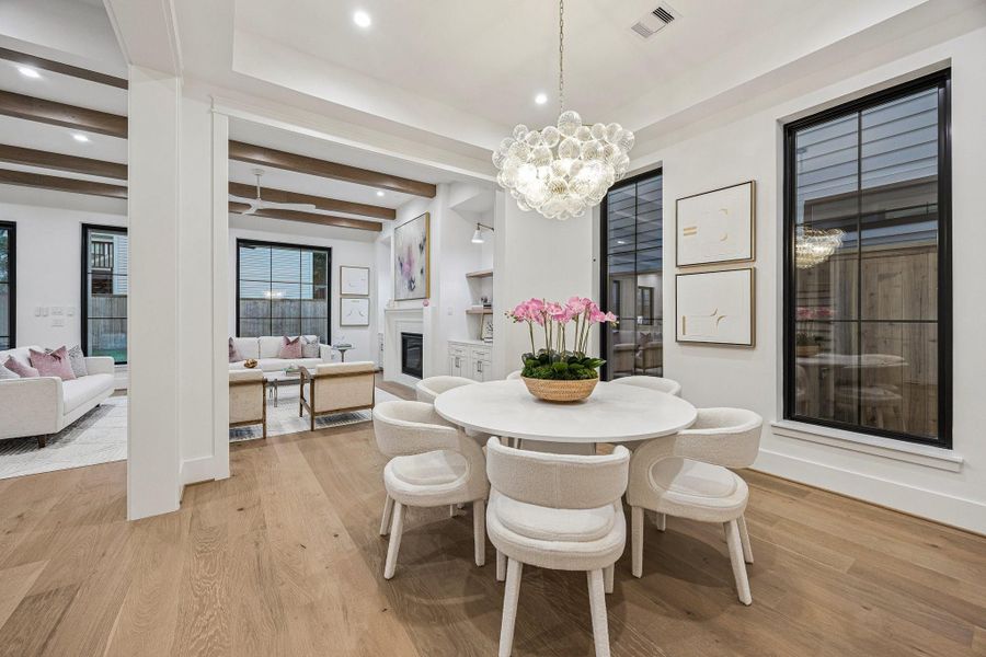 Fantastic open floor plan with flow and function for both formal and informal gatherings. Fantastic open floor plan with flow and function for both formal and informal gatherings.