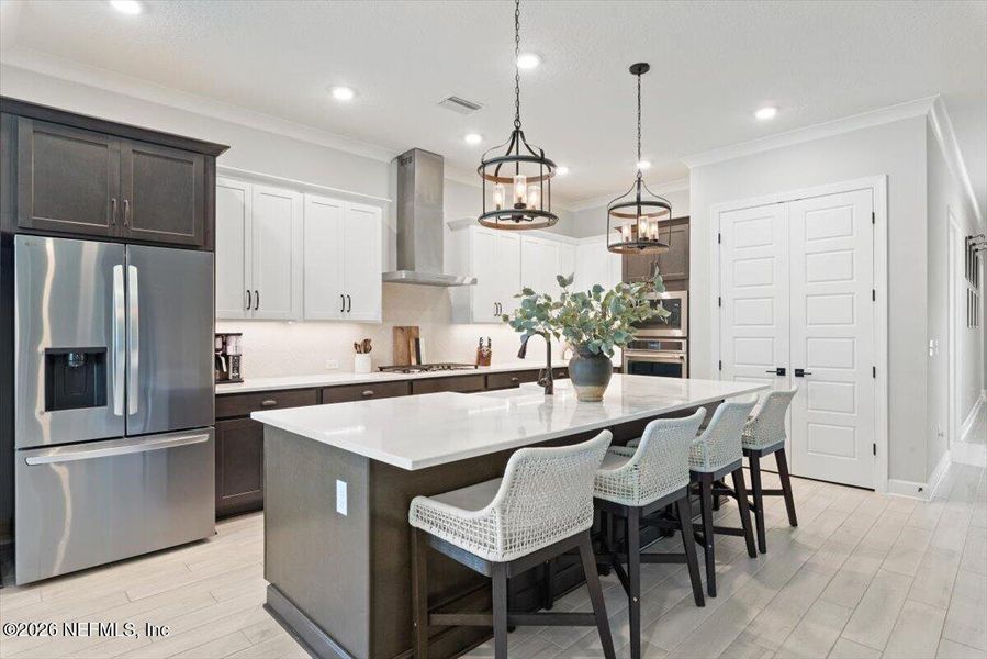 Furnished interior view inside a new home in Middlebourne 50', St. Johns (Image 9).