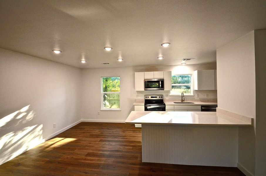Furnished interior view inside a new home in , Kingsland (Image 3).