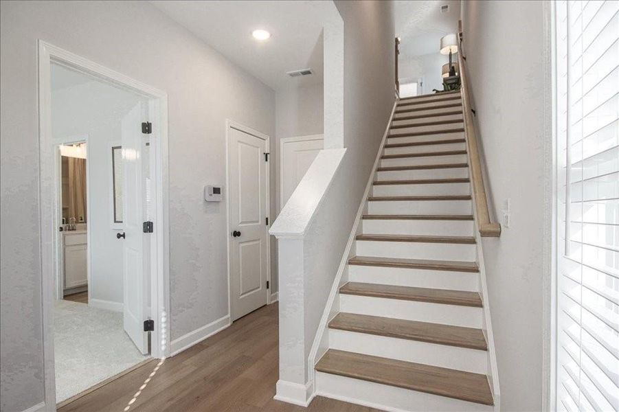 Spacious, unfurnished interior of a new home in Townes at South Main, Kennesaw (Image 18).