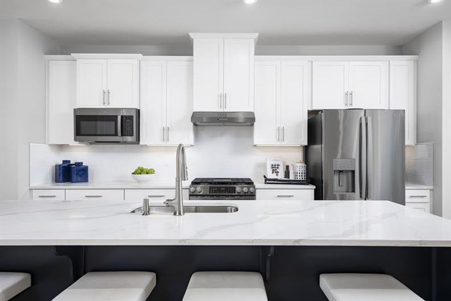 Furnished interior view inside a new home in Creek Water Townhomes, Indian Land (Image 4).