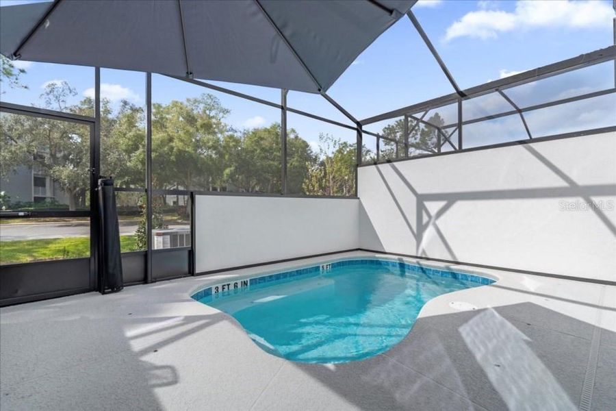 Exterior details and patio area of a home in , Orlando (Image 4). Exterior details and patio area of a home in , Orlando (Image 4).