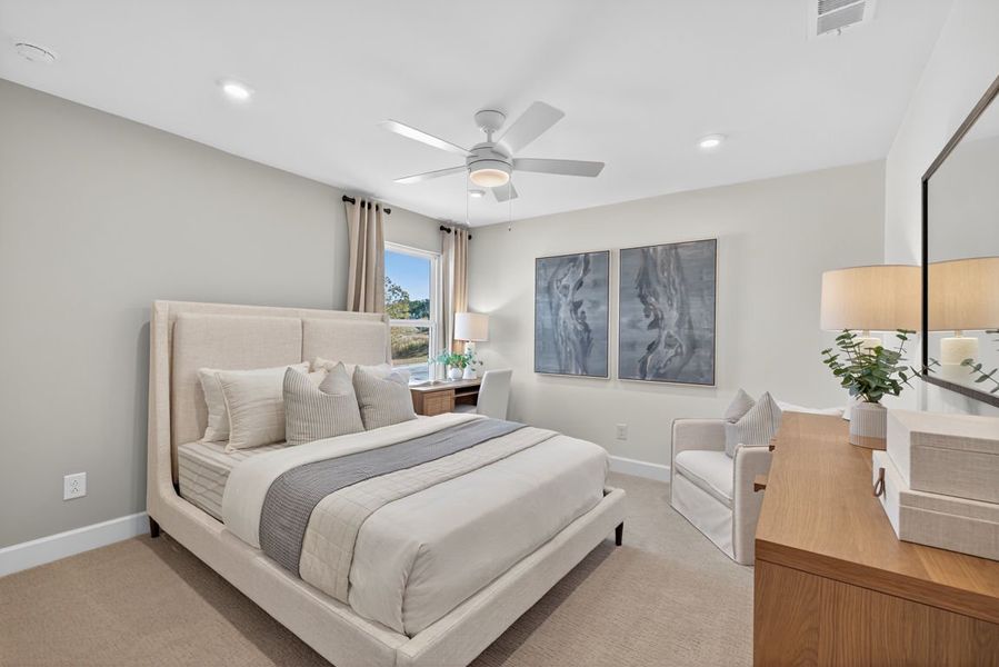 Representative furnished interior of a home built from the Hampton by Pulte Homes in Watermist at Mirror Lake, Villa Rica (Image 7).
