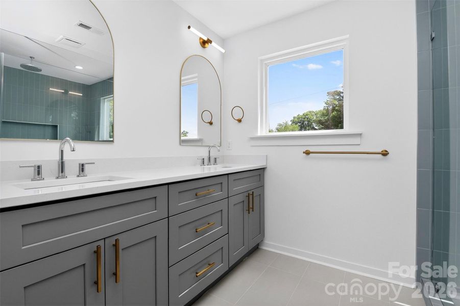 Furnished interior view inside a new home in , Charlotte (Image 19).