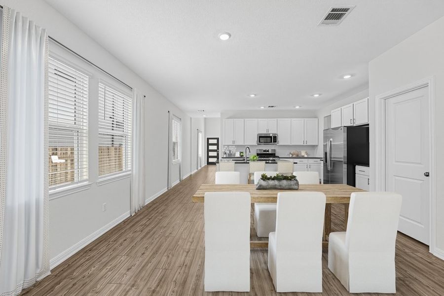 Furnished interior view inside a new home in Sunfield, Buda (Image 12).