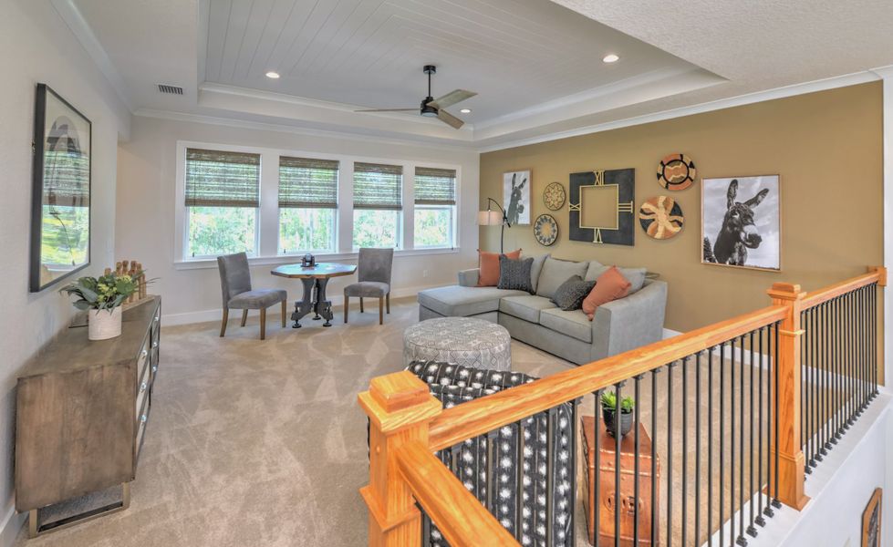 Furnished interior view inside a new home in Seven Pines, Jacksonville (Image 39).