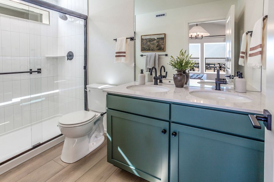 Representative furnished interior of a home built from the Marigold by Hartford Homes in Bloom, Fort Collins (Image 43).