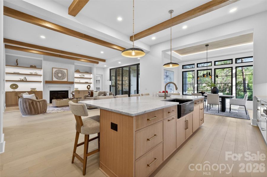 Furnished interior view inside a new home in , Charlotte (Image 35).