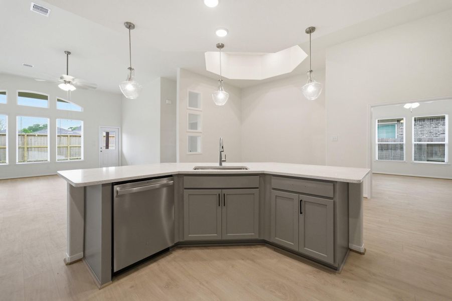 Furnished interior view inside a new home in Mulberry Farms, Santa Fe (Image 8).