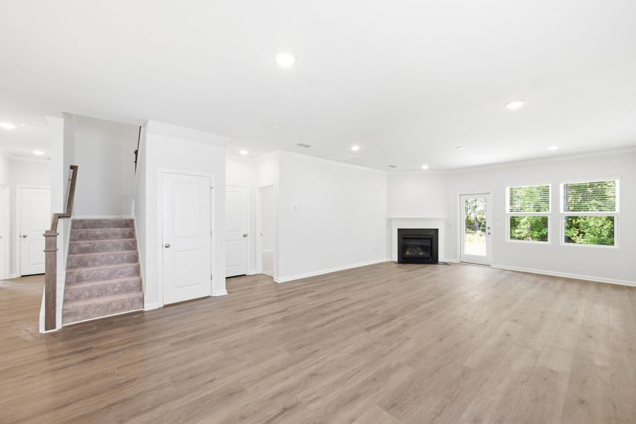 Spacious, unfurnished interior of a new home in Carriage Estates, Lexington (Image 15). Spacious, unfurnished interior of a new home in Carriage Estates, Lexington (Image 15).
