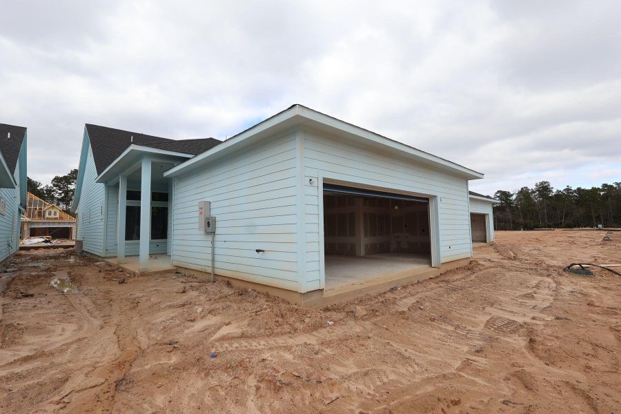 In-progress construction of a new home in Two Step Farm 42', Montgomery, TX (Image 6).