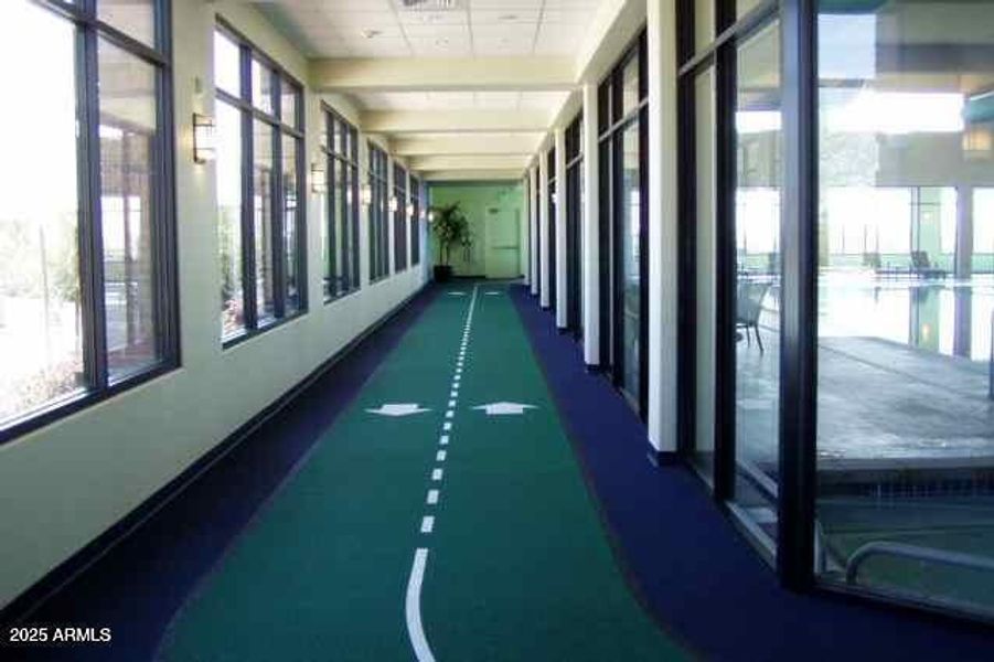 Indoor Walking/Running Track