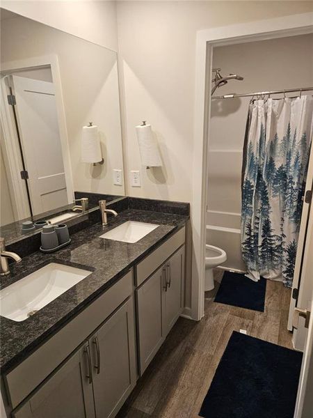 Furnished interior view inside a new home in Fern Dale, Fairburn (Image 29).