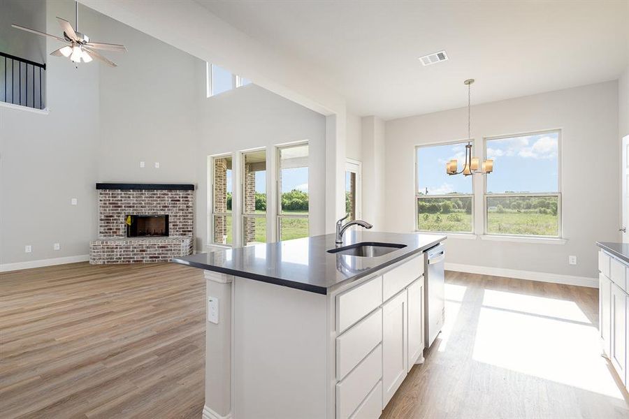 Furnished interior view inside a new home in , Waxahachie (Image 10).