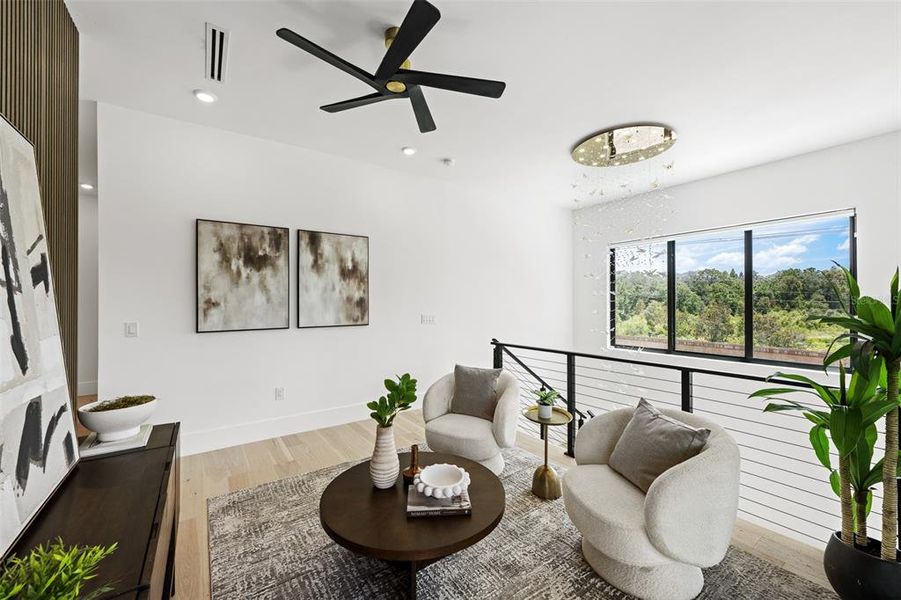 Furnished interior view inside a new home in , Tampa (Image 46).