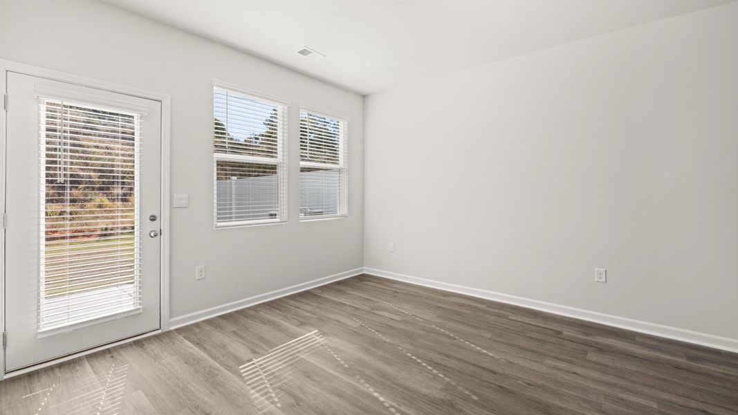 Representative unfurnished interior of a home built from the Evans by D.R. Horton in Byrd Village, Graniteville (Image 18).