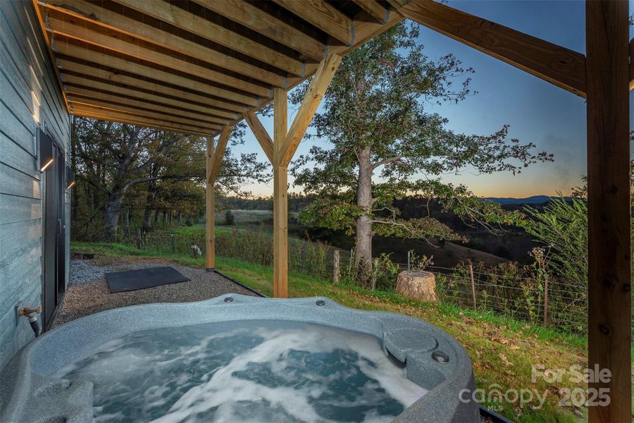 Relax in the Hot Tub
