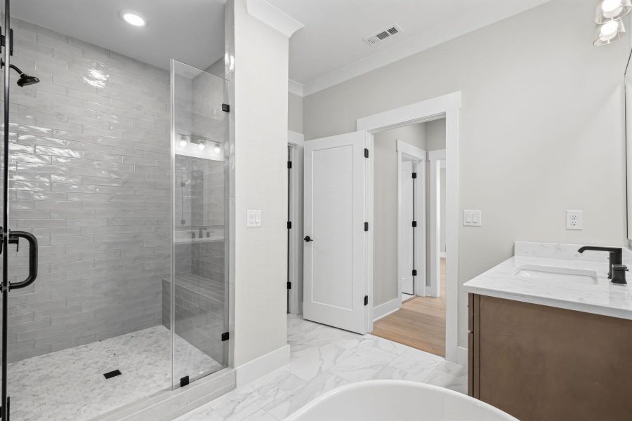 Representative furnished interior of a home built from the The Aldridge by JW Collection in South On Main, Woodstock (Image 7).