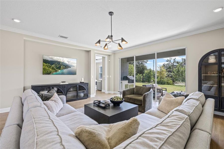 Furnished interior view inside a new home in Tiburon, Nokomis (Image 31).