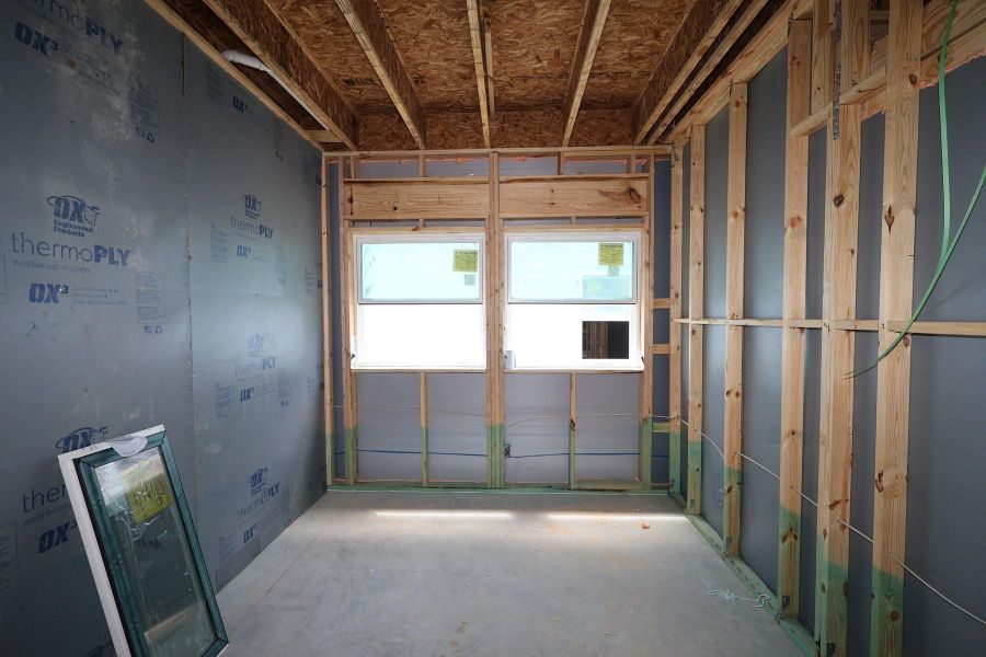 In-progress construction of a new home in Bridgeland Central: Emerald Heights - Enclave Collection, Cypress, TX (Image 5).