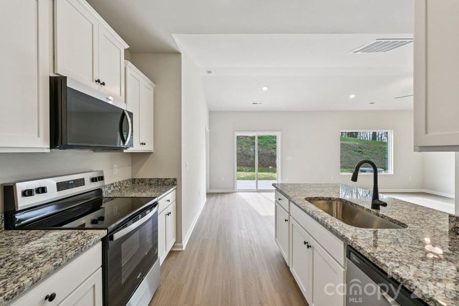 Furnished interior view inside a new home in Willow Estates, Shelby (Image 9).