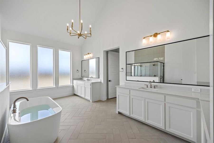 Furnished interior view inside a new home in Harper Estates, Celina (Image 10).