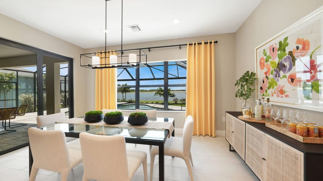 Furnished interior view inside a new home in Grand Park Real Estate and Homes for Sale in Sarasota, FL - Neal Communities, Sarasota (Image 5).