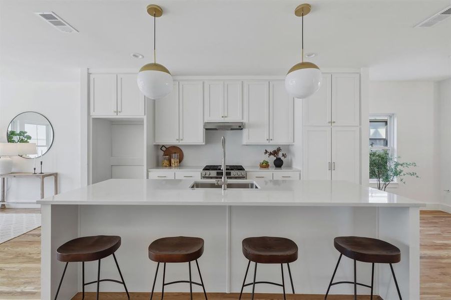 Furnished interior view inside a new home in , Dallas (Image 7). Furnished interior view inside a new home in , Dallas (Image 7).