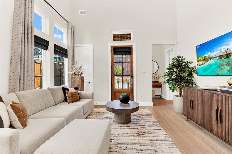 Furnished interior view inside a new home in , Frisco (Image 25).