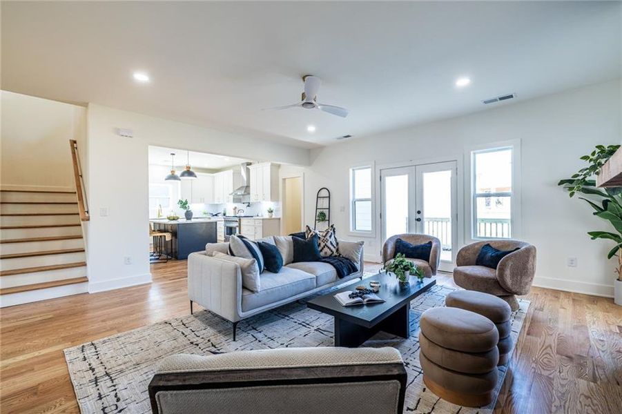 Furnished interior view inside a new home in , Avondale Estates (Image 38). Furnished interior view inside a new home in , Avondale Estates (Image 38).