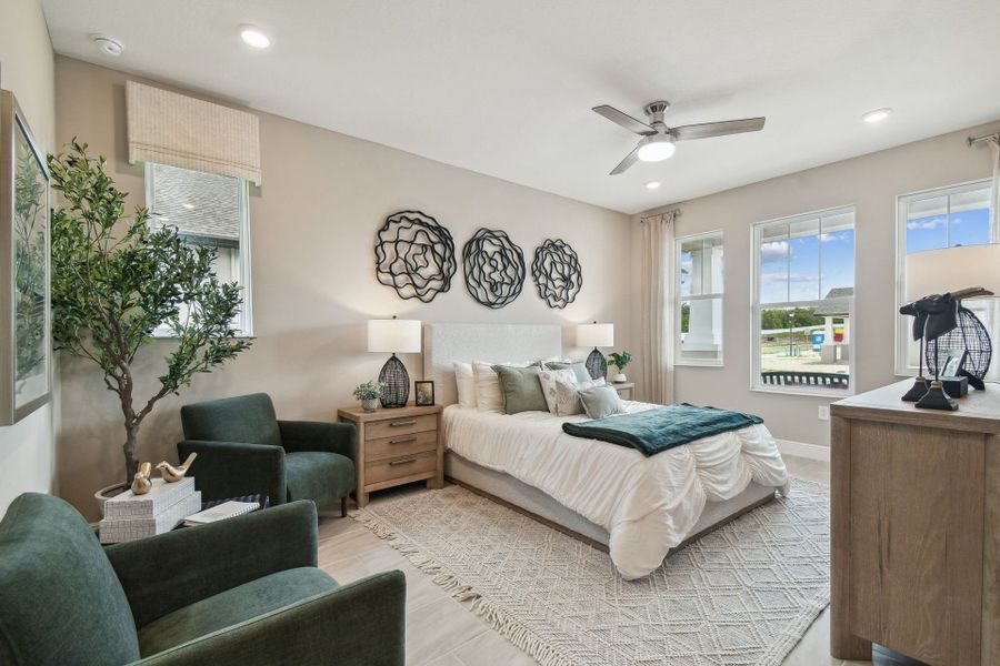 Representative furnished interior of a home built from the Sapphire by William Ryan Homes in Pinecone Reserve, Brooksville (Image 11).