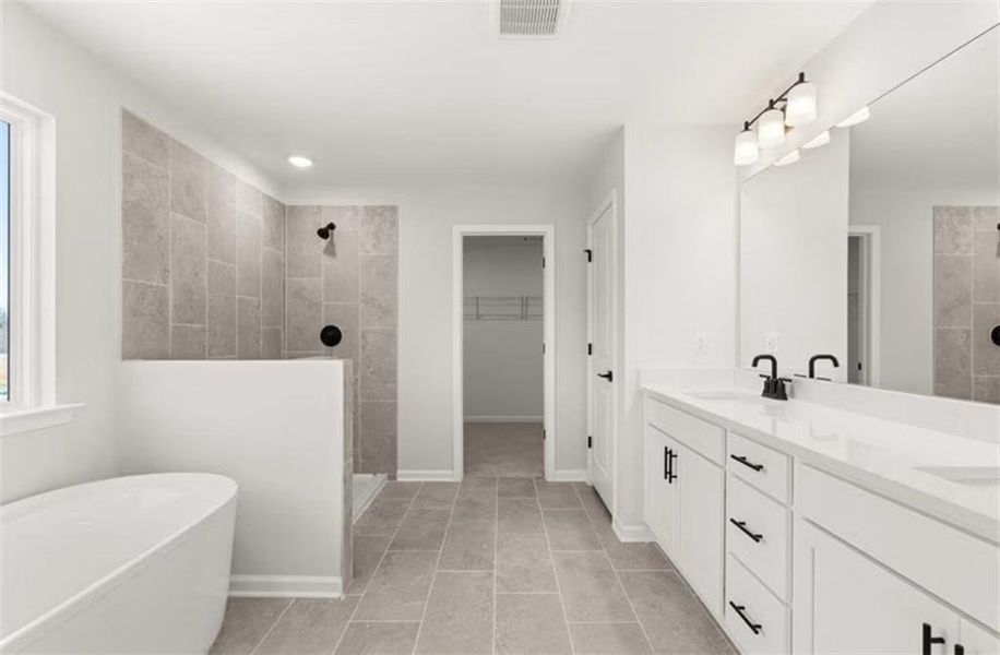 Furnished interior view inside a new home in Cedar Farms, Winder (Image 9).