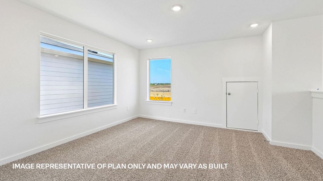 Spacious, unfurnished interior of a new home in Frontier, Mustang Ridge (Image 29). Spacious, unfurnished interior of a new home in Frontier, Mustang Ridge (Image 29).