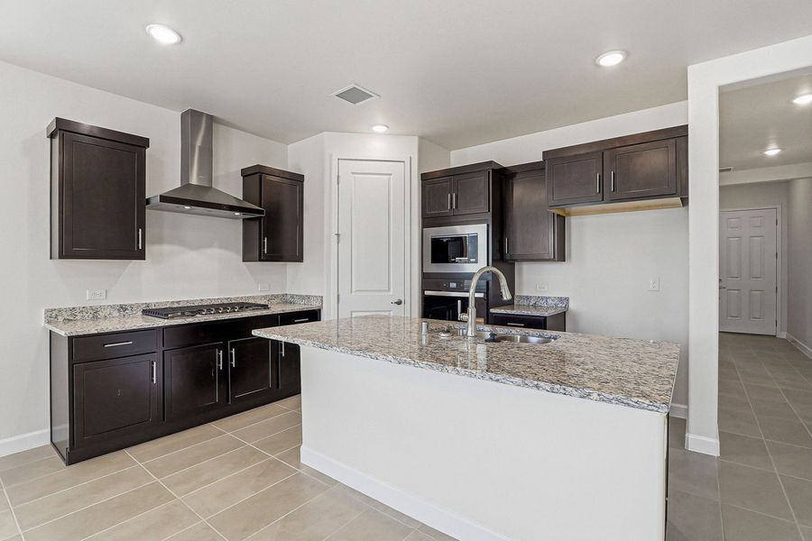Furnished interior view inside a new home in Summer Sky North, El Paso (Image 6).