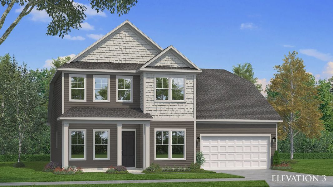 Front exterior of a new home in Marlon's Creek, Spring Hill, TN, highlighting curb appeal (Image 22). Front exterior of a new home in Marlon's Creek, Spring Hill, TN, highlighting curb appeal (Image 22).